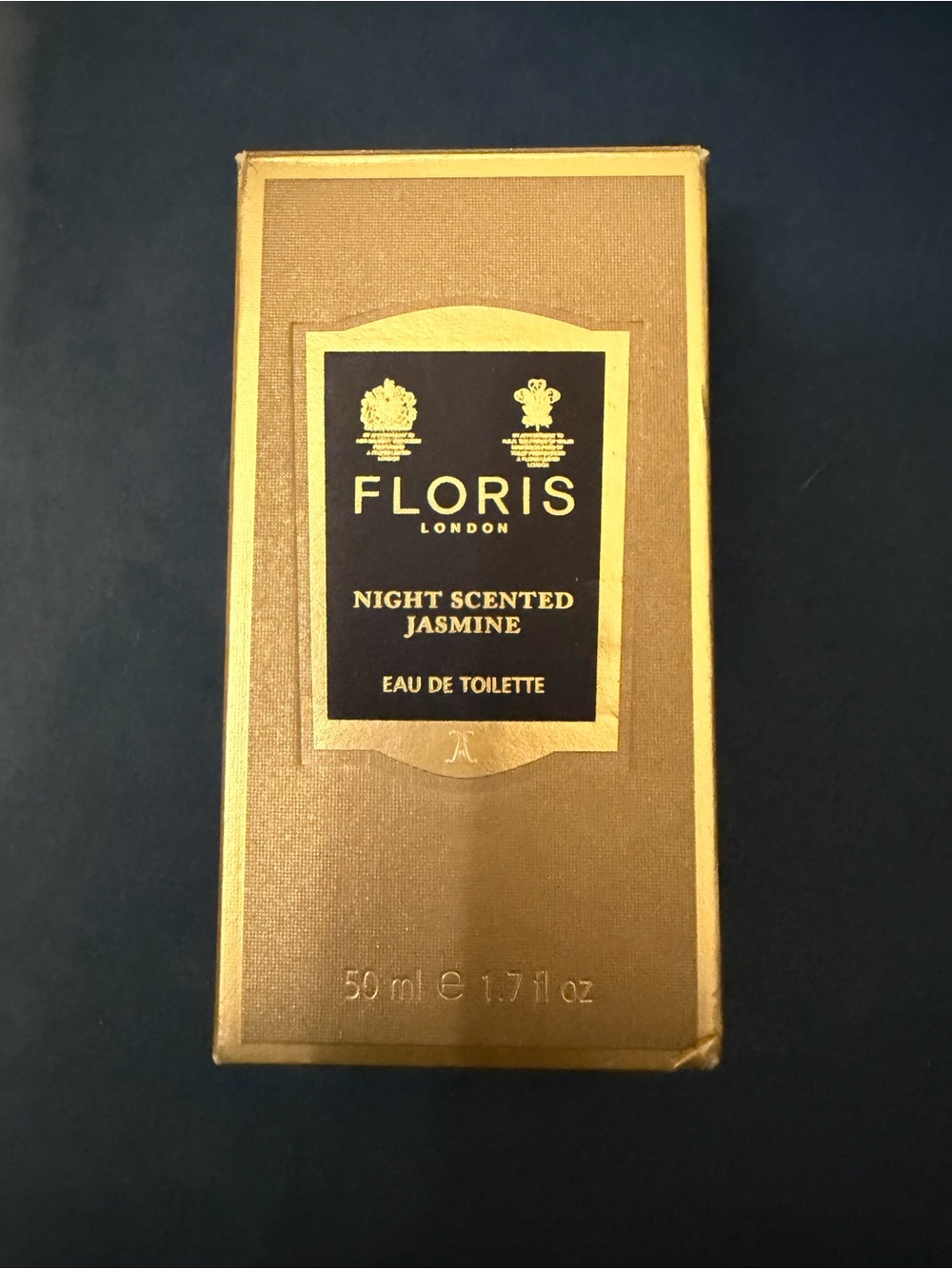 Floris London Night Scented Jasmine - Gold & Navy Box - Picture 2 of 4